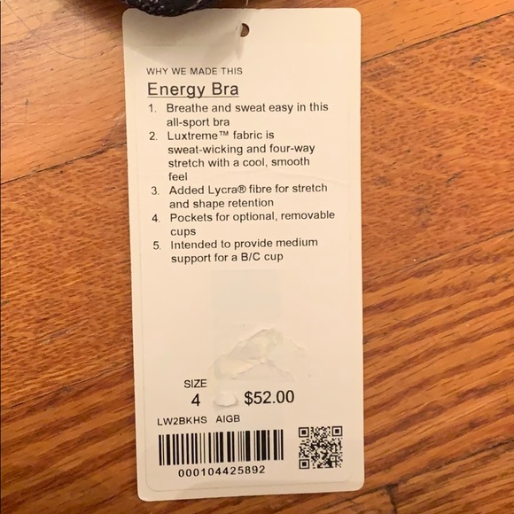 Brand new Lululemon sports bra - Picture 4 of 4